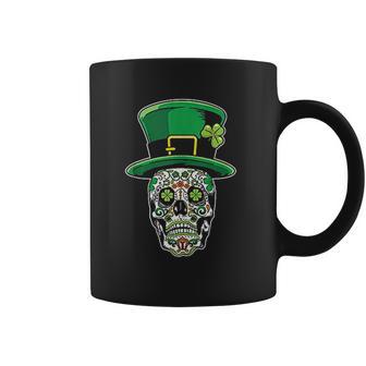 Sugar Skull Saint Patricks Day Of Dead Coffee Mug | Favorety