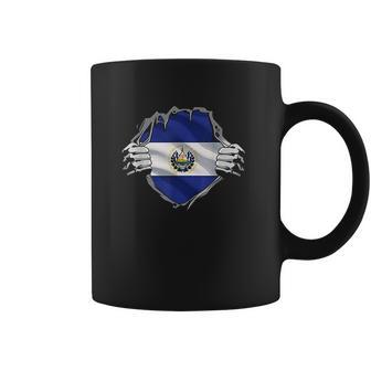 Super Salvadoran Heritage El Salvador Roots Flag Gift Coffee Mug | Favorety UK