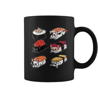 Sushi French Bulldog Funny By Huebucket Coffee Mug | Favorety UK