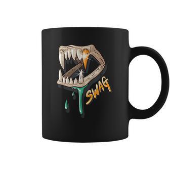 Swag Hip Hop Rapper Dinosaur Coffee Mug | Favorety CA