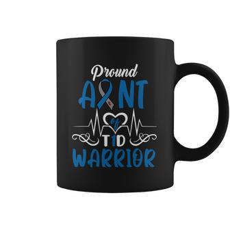 T1d Proud Aunt Diabetes Awareness Type 1 Insulin Pancreas Gift Graphic Design Printed Casual Daily Basic Coffee Mug | Favorety