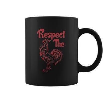 Teelocity Respect The Sriracha Hot Sauce Officially Licensed Fitted Coffee Mug | Favorety UK