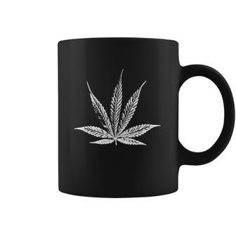 Thc Pot Leaf Ink Stamp Cannabis Medical Marijuana Meaningful Gift Graphic Design Printed Casual Daily Basic Coffee Mug | Favorety UK