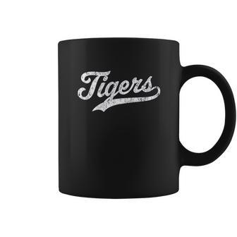 Tigers Mascot Vintage Sports Coffee Mug | Favorety AU