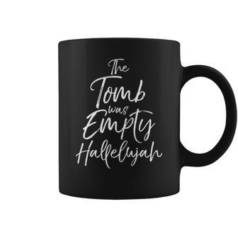 The Tomb Was Empty Hallelujah Cute Easter Praise Coffee Mug | Favorety UK