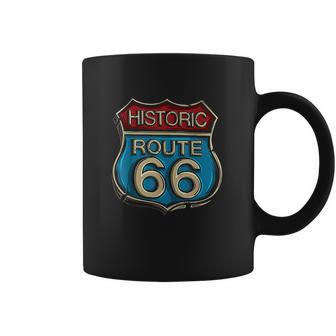 Historic Route 66 Road Sign Highway Coffee Mug | Favorety DE