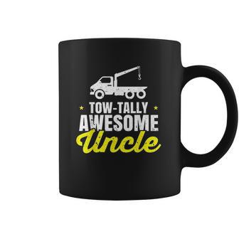 Tow Truck Driver Uncle Towing Car Pun Pickup Wrecker Gift Coffee Mug | Favorety CA