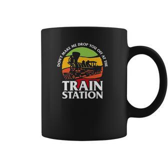 Take Him To The Train Station Funny Dutton Yellowstone Coffee Mug | Favorety