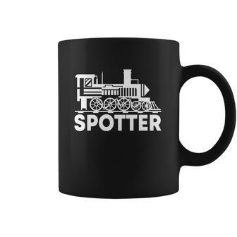 Trainspotter Design Trainspotting Locomotive Steam Engine Gift Graphic Design Printed Casual Daily Basic Coffee Mug | Favorety DE