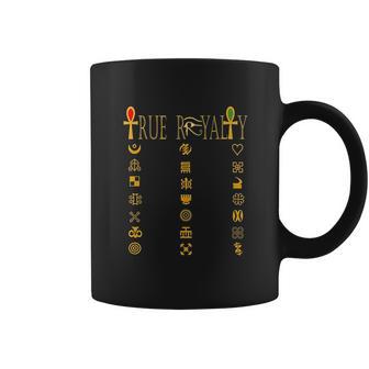 True Royalty Melanin Kemetic Adinkra Coffee Mug | Favorety