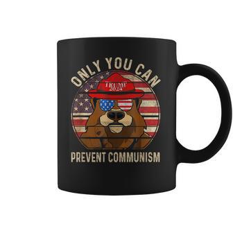 Trump Bear 45 47 Maga 2024 Only You Can Prevent Communism Coffee Mug | Favorety CA