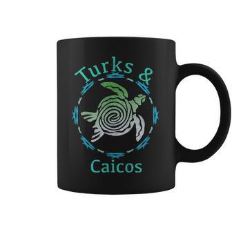 Turks & Caicos Vintage Tribal Turtle Gift T Coffee Mug | Favorety DE