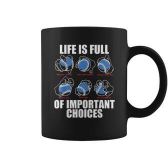 Types Of Baseball Pitches Life Choices Pitcher Player Gift Coffee Mug | Favorety AU