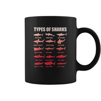 Types Of Sharks 15 Great White Hammerhead Marine Bio Coffee Mug | Favorety UK