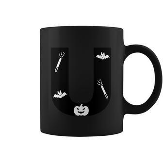 U Name Character Magic Stick Dracula Pumpkin Halloween Quote Coffee Mug | Favorety