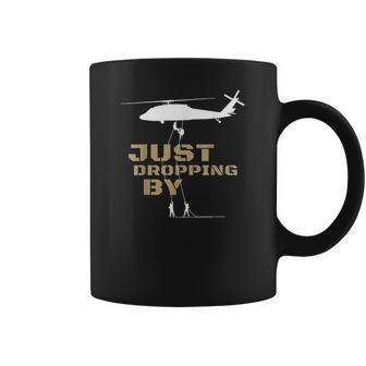 U60 Black Hawk Helicopter Rappelling Abseiling Soldiers Coffee Mug | Favorety DE