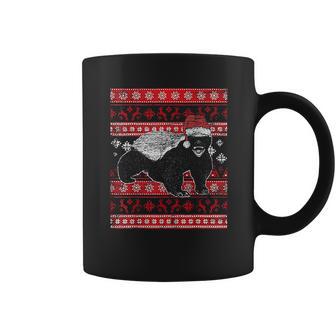 Ugly Christmas Honey Badger Coffee Mug | Favorety AU