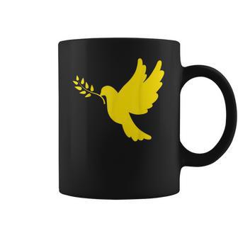 Ukraine Peace Dove Support Ukraine Anti War Men Women T-Shirt Graphic Print Casual Unisex Tee Coffee Mug | Favorety AU