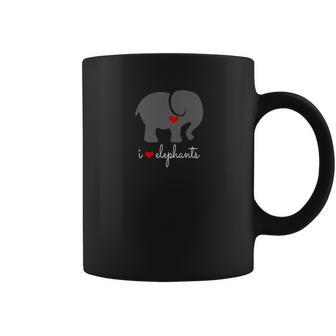 Un Bon Oeuf Designs I Love Elephants Coffee Mug | Favorety