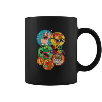 Uncle Grandpa Group Shot Circles Coffee Mug | Favorety