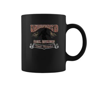 Undefeated Social Distancing Champion Bigfoot Coffee Mug | Favorety DE