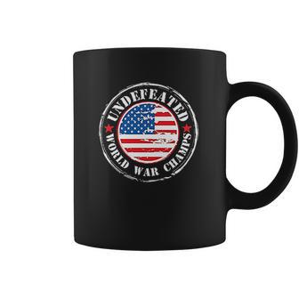 Undefeated World Champ Graphic Novelty Sarcastic Coffee Mug | Favorety UK