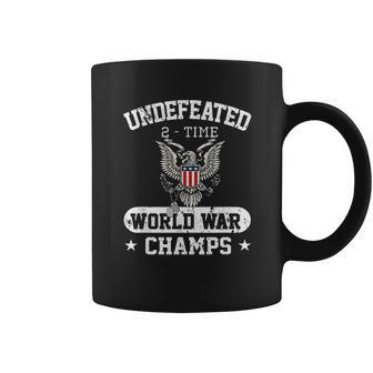 Undefeated World War Champs Veterans Day Gift Coffee Mug | Favorety DE