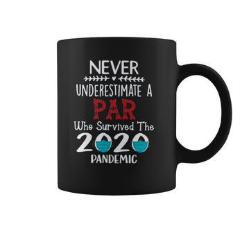 Never Underestimate Who Survived The Pandemic Par Coffee Mug | Favorety