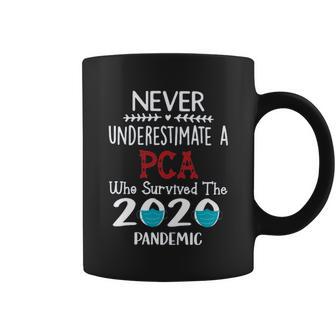 Never Underestimate Who Survived The Pandemic Pca Coffee Mug | Favorety AU