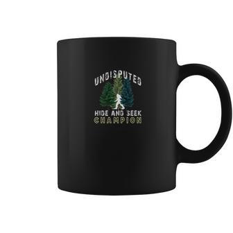 Undisputed Hide And Seek Bigfoot Champion Yeti Funny Coffee Mug | Favorety CA