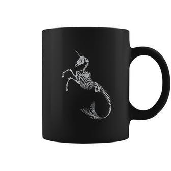 Unicorn Mermaid Skeleton Halloween Fantasy Art Coffee Mug | Favorety UK