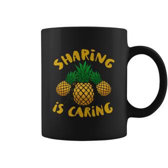 Upside Down Pineapple Cute Gift Sharing Swinger Gift Coffee Mug | Favorety