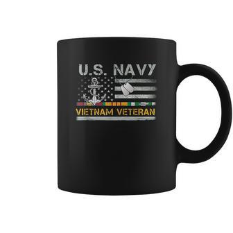 Us Navy Vietnam Veteran Usa Flag Vietnam War Coffee Mug | Favorety DE