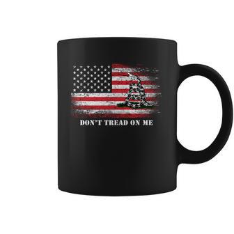 Usa Vintage Flag Dont Tread On Me Coffee Mug | Favorety