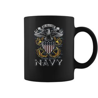 Usn Navy Full Print Eagle Hooded Coffee Mug | Favorety UK