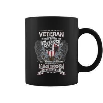 Veteran On American Soil Graphic Design Printed Casual Daily Basic Coffee Mug | Favorety