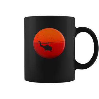 Vietnam Helicopter Sunset Coffee Mug | Favorety