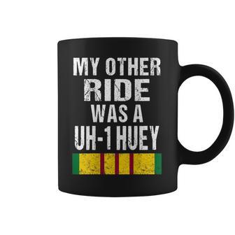 Vietnam Veteran Biker Uh-1 Huey Helicopter Coffee Mug | Favorety DE