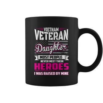 Vietnam Veteran Daughter Cute Gift Raised By My Hero Graphic Design Printed Casual Daily Basic Coffee Mug | Favorety DE