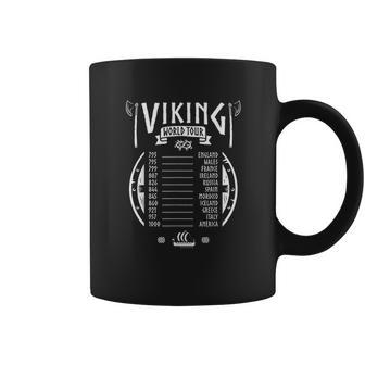 Viking World Tour Dates Odin Norse Viking Mythology Gift Coffee Mug | Favorety AU