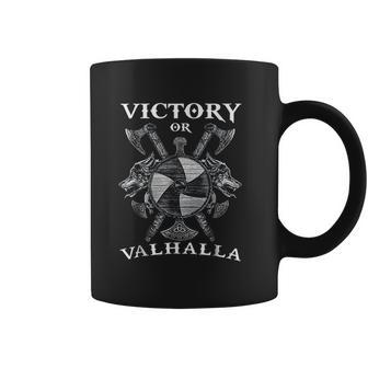 Vikings Rise Victory Or Valhalla Coffee Mug | Favorety AU