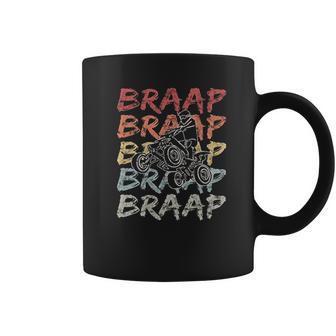 Vintage Braap Quad Biker Gift I Atv Four Wheeler Quad Bike Coffee Mug | Favorety UK