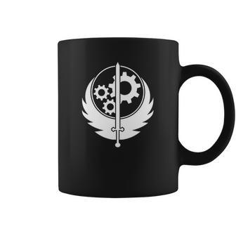 Vintage Brotherhood Of Steel Logo Coffee Mug | Favorety AU