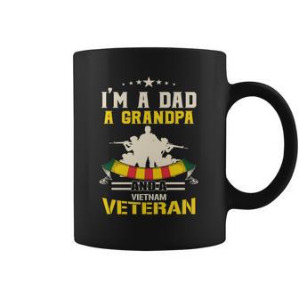 Vintage Dad Grandpa Vietnam Veteran Veteran Day Us Army Graphic Design Printed Casual Daily Basic Coffee Mug | Favorety