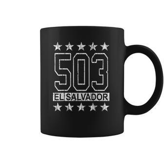 Vintage El Salvador Flag 503 Jersey Coffee Mug | Favorety AU