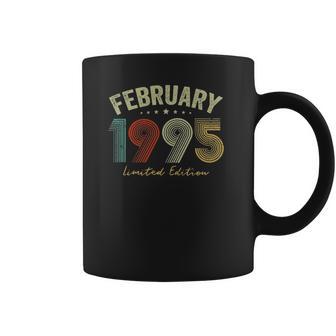 Vintage February 1995 26Th Birthday 26 Years Old Retro Gifts Coffee Mug | Favorety AU