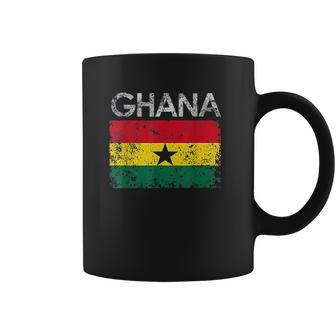 Vintage Ghana Ghanaian Flag Pride Gift Coffee Mug | Favorety UK