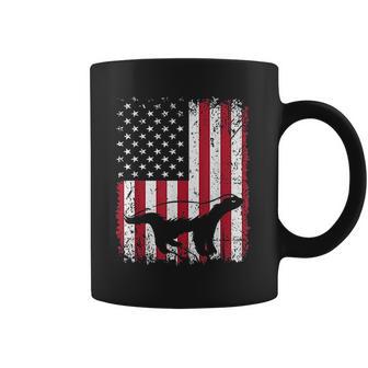 Vintage Honey Badger American Flag Animals Lover Coffee Mug | Favorety CA