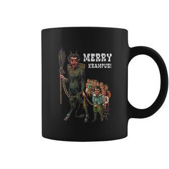 Vintage Krampus Creepy Christmas Holiday Merry Krampus Coffee Mug | Favorety AU