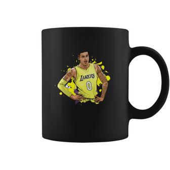 Vintage Graphic Kyle Kuzma Lakers Team Artwork Coffee Mug | Favorety UK